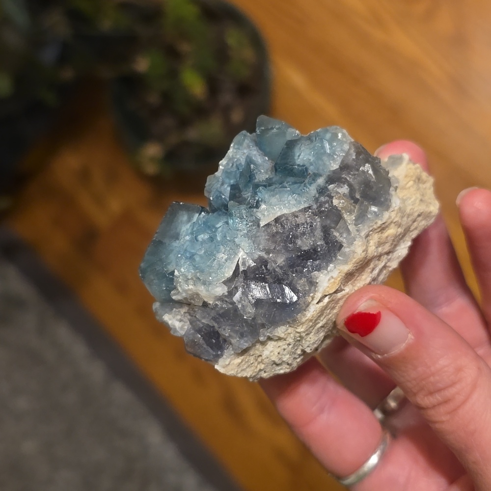 Raw Bicolored Flourite